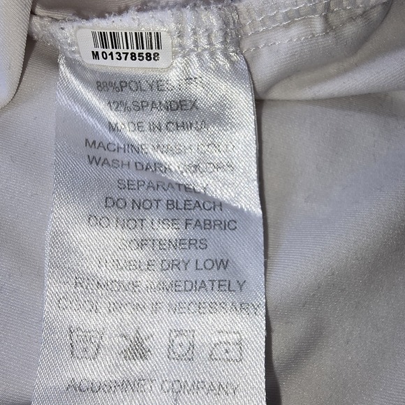 FootJoy Havana Country Club Golf Polo Shirt Mens L White Contrast Stitch Pocket - Picture 7 of 11